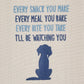 Park Designs I'll Be Watching You Embroidered Dishtowel - Set of 6