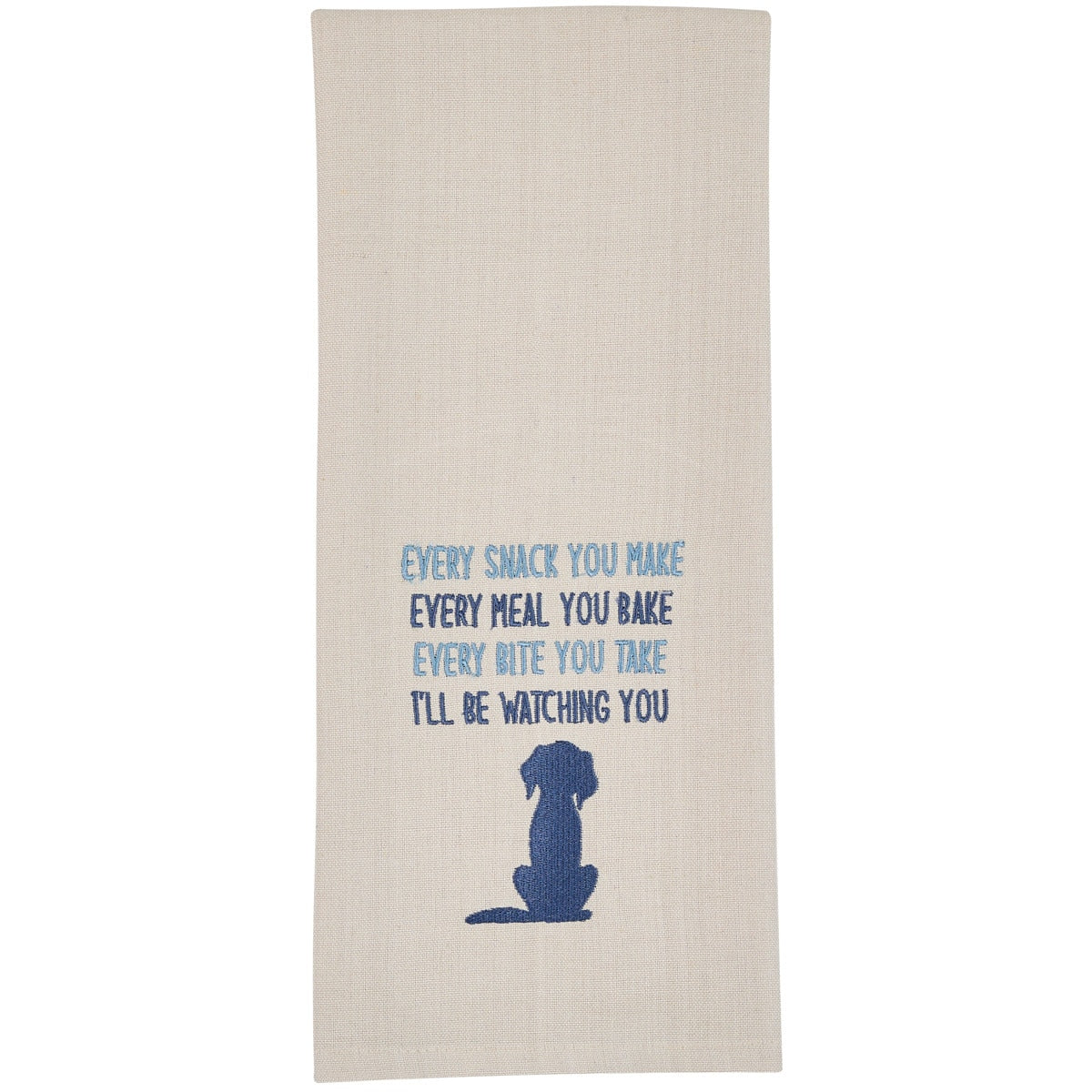 Park Designs I'll Be Watching You Embroidered Dishtowel - Set of 6