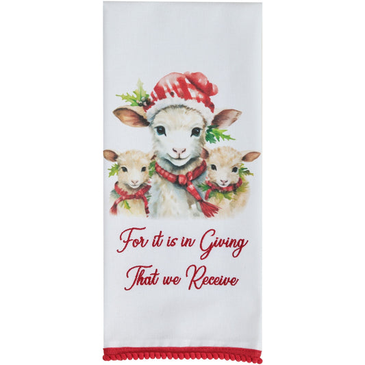 Park Designs In Giving That We Receive Dishtowel - Set of 6