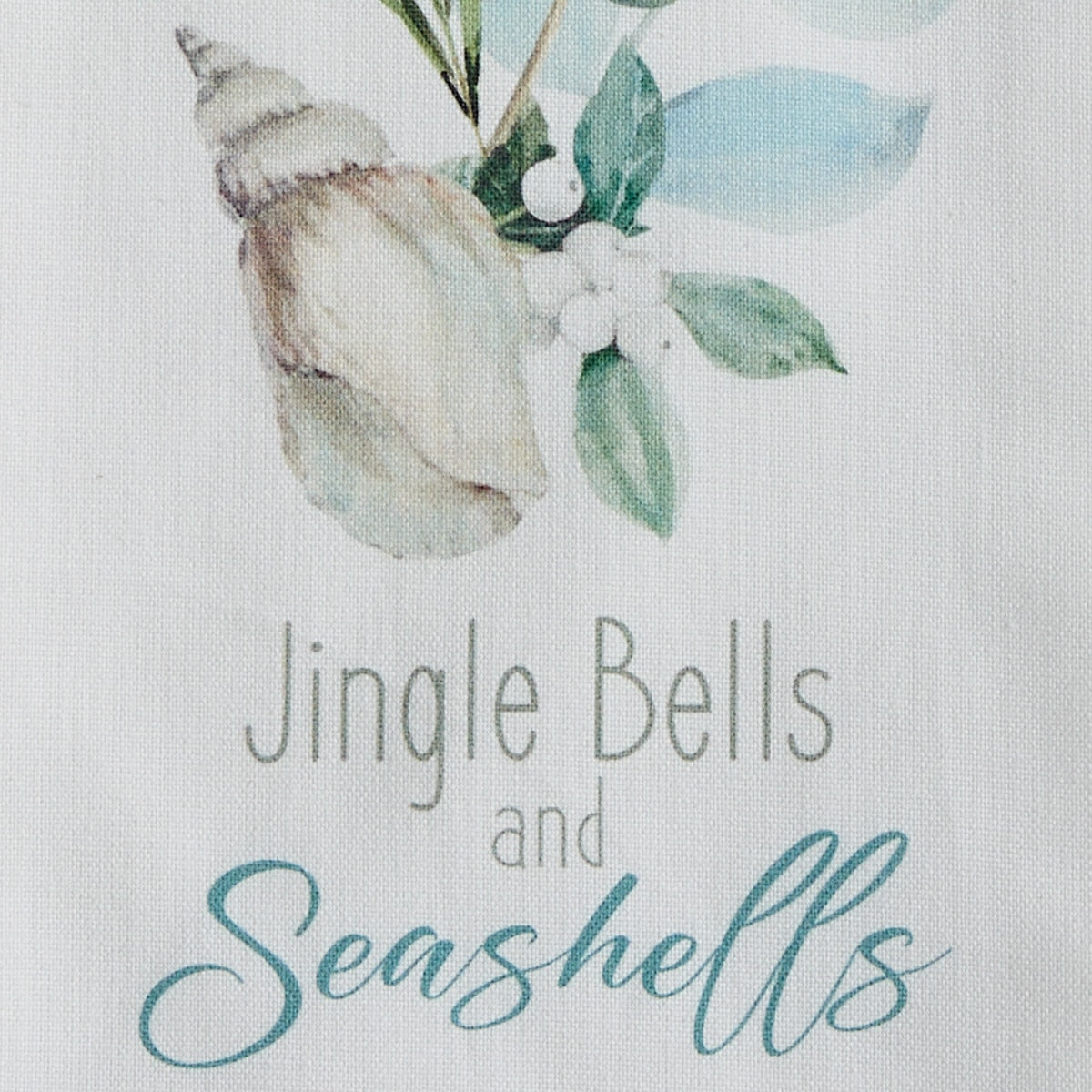 Park Designs Jingle Bells And Seashells Dishtowel - Set of 6