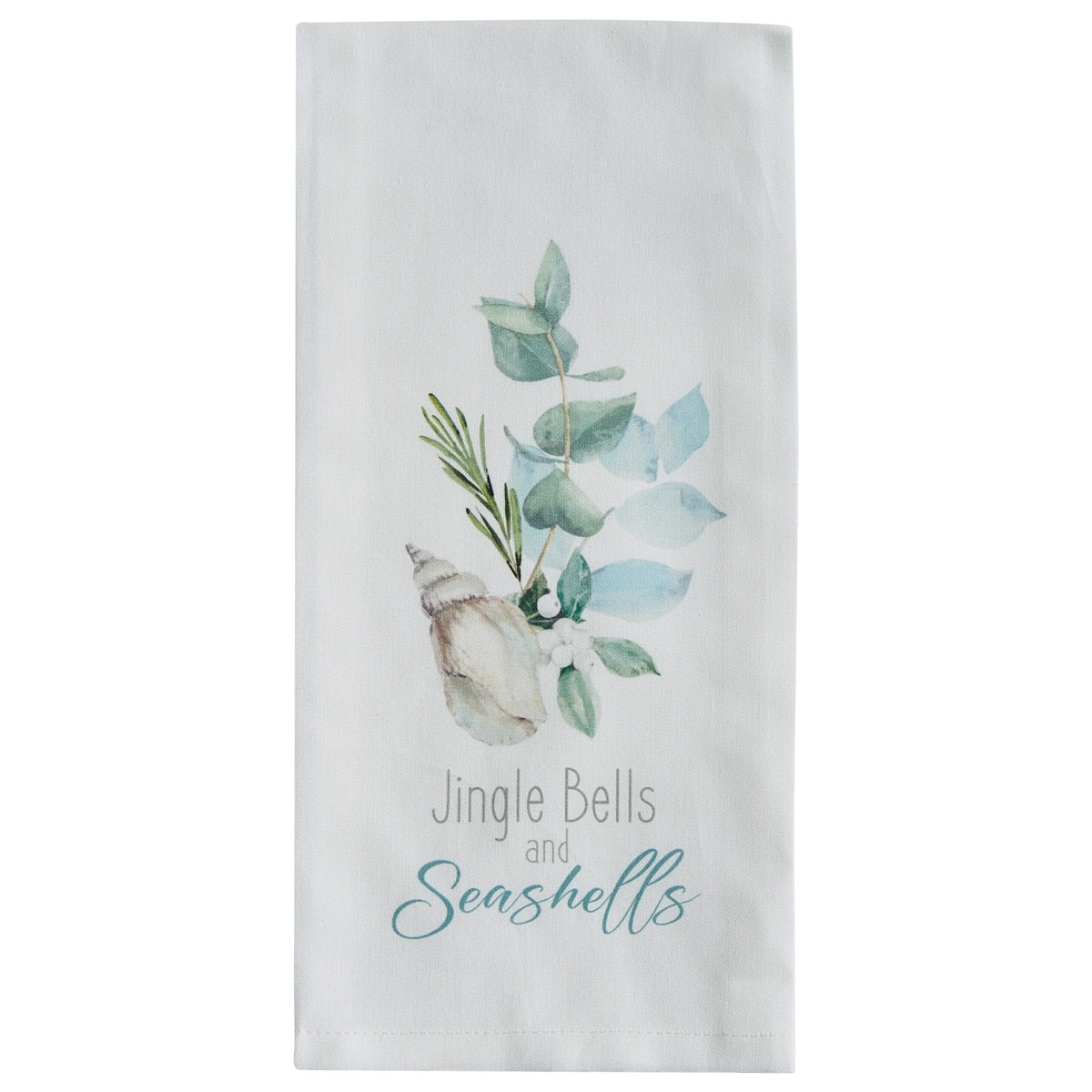 Park Designs Jingle Bells And Seashells Dishtowel - Set of 6