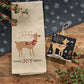 Park Designs Joyful Deer Emb. Dishtowel - Set of 6
