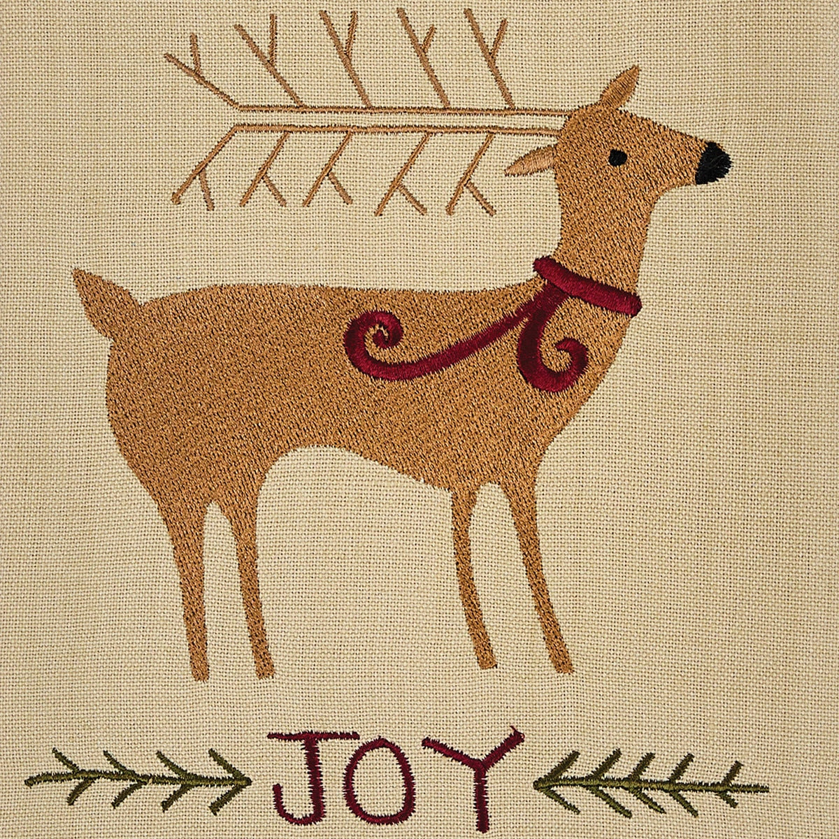Park Designs Joyful Deer Emb. Dishtowel - Set of 6
