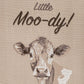 Park Designs Just A Little Moo-Dy Embroidered Dishtowel - Set of 6