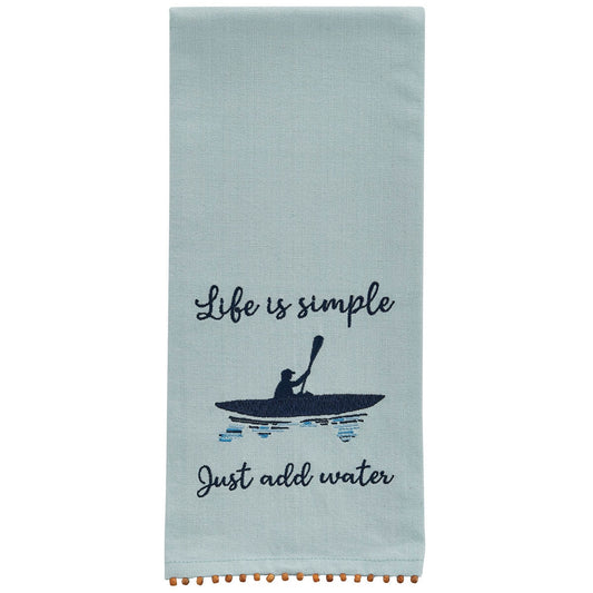 Park Designs Just Add Water Embrioidered Dishtowel - Set of 2