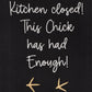 Park Designs Kitchen Closed! Dishtowel - Set of 6