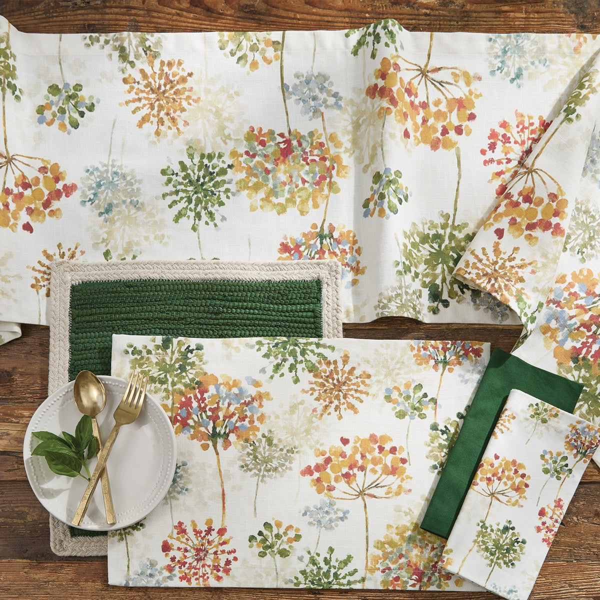 Park Designs Lace Flowers Napkin - Set of 12