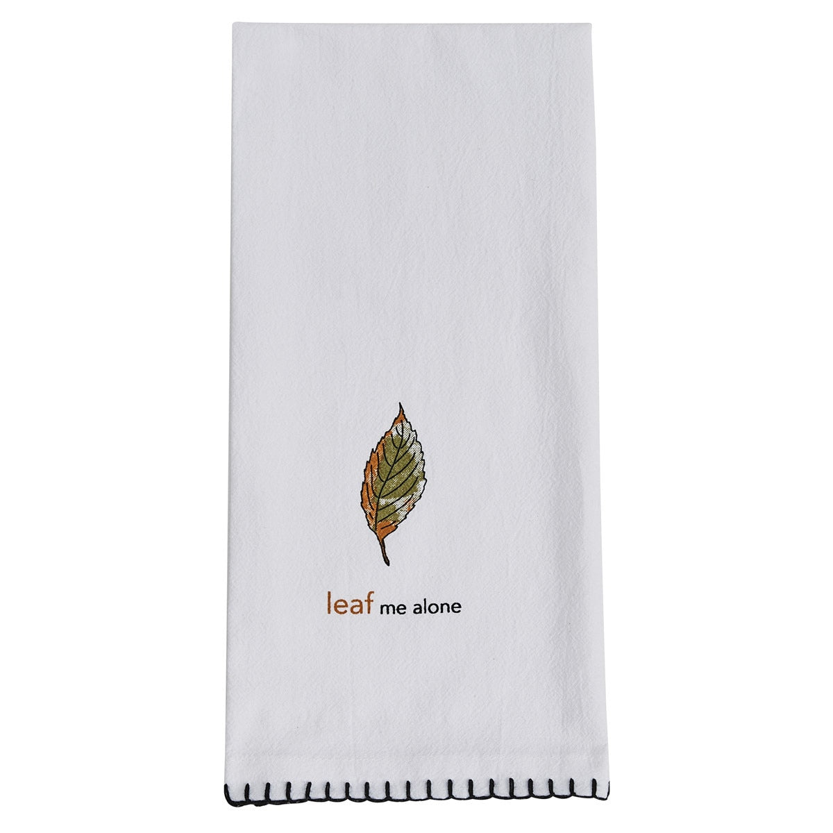 Park Designs Leaf Me Alone Sentiment Dishtowel - Set of 2
