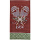 Park Designs Let It Snow Printed Dishtowel - Set of 6