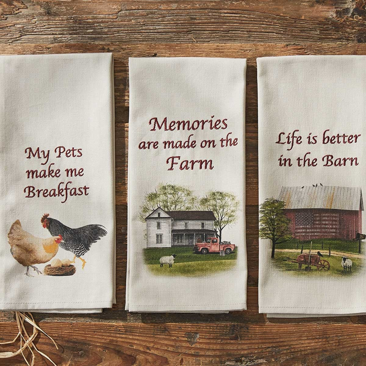Park Designs Life In Barn Dishtowel - Set of 2