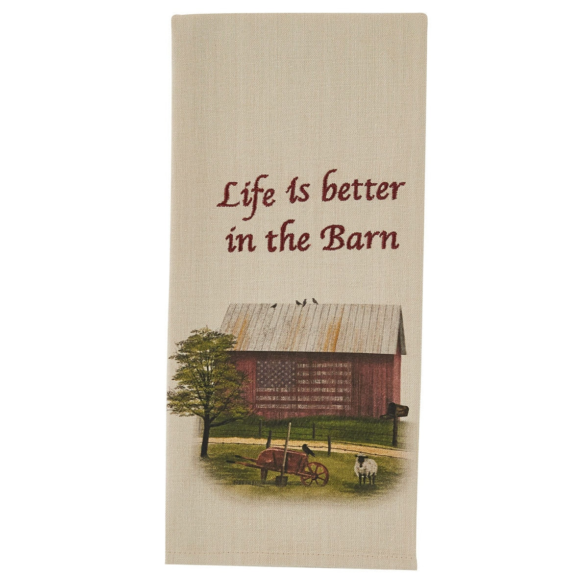 Park Designs Life In Barn Dishtowel - Set of 2