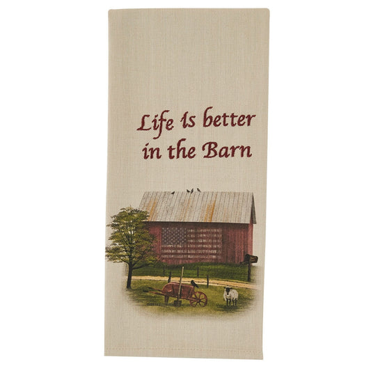 Park Designs Life In Barn Dishtowel - Set of 2