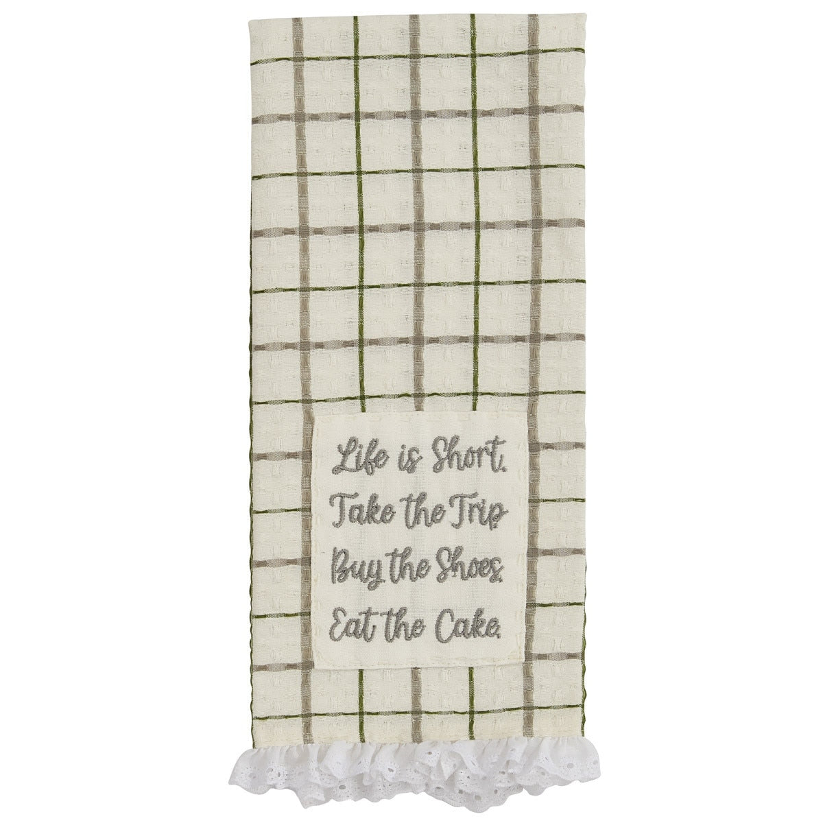 Park Designs Life Is Short Dishtowel - Set of 2