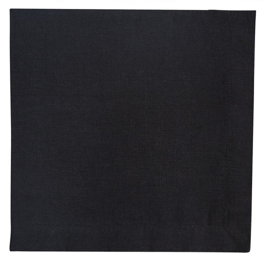 Park Designs Linen Napkin - Black - Set of 12