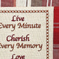 Park Designs Live Every Minute Dishtowel - Set of 2