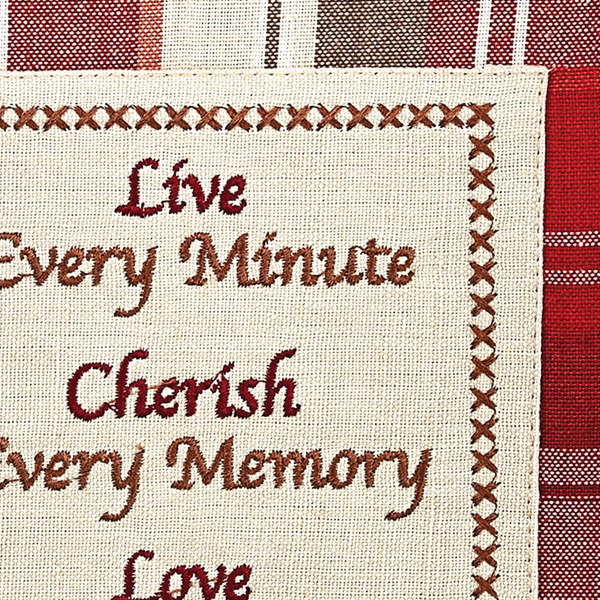 Park Designs Live Every Minute Dishtowel - Set of 2