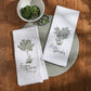 Park Designs Live Simply Dishtowel - Set of 6