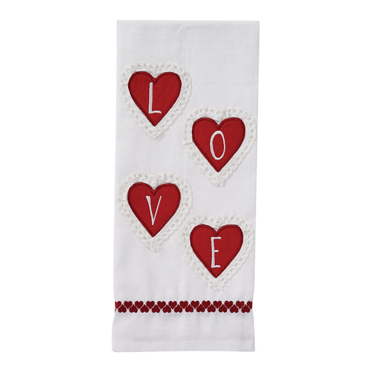 Park Designs Love Decorative Dishtowel - Set of 2