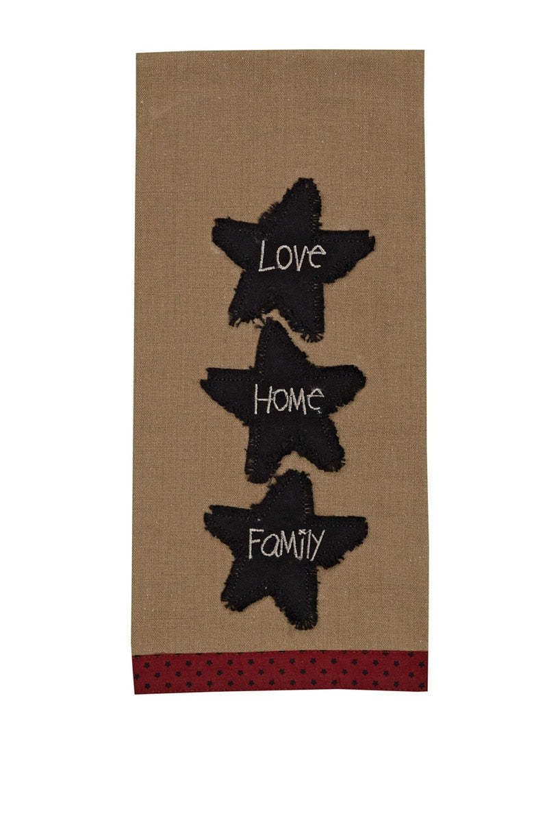 Park Designs Love Home Family Embroidered Dishtowel - Set of 2