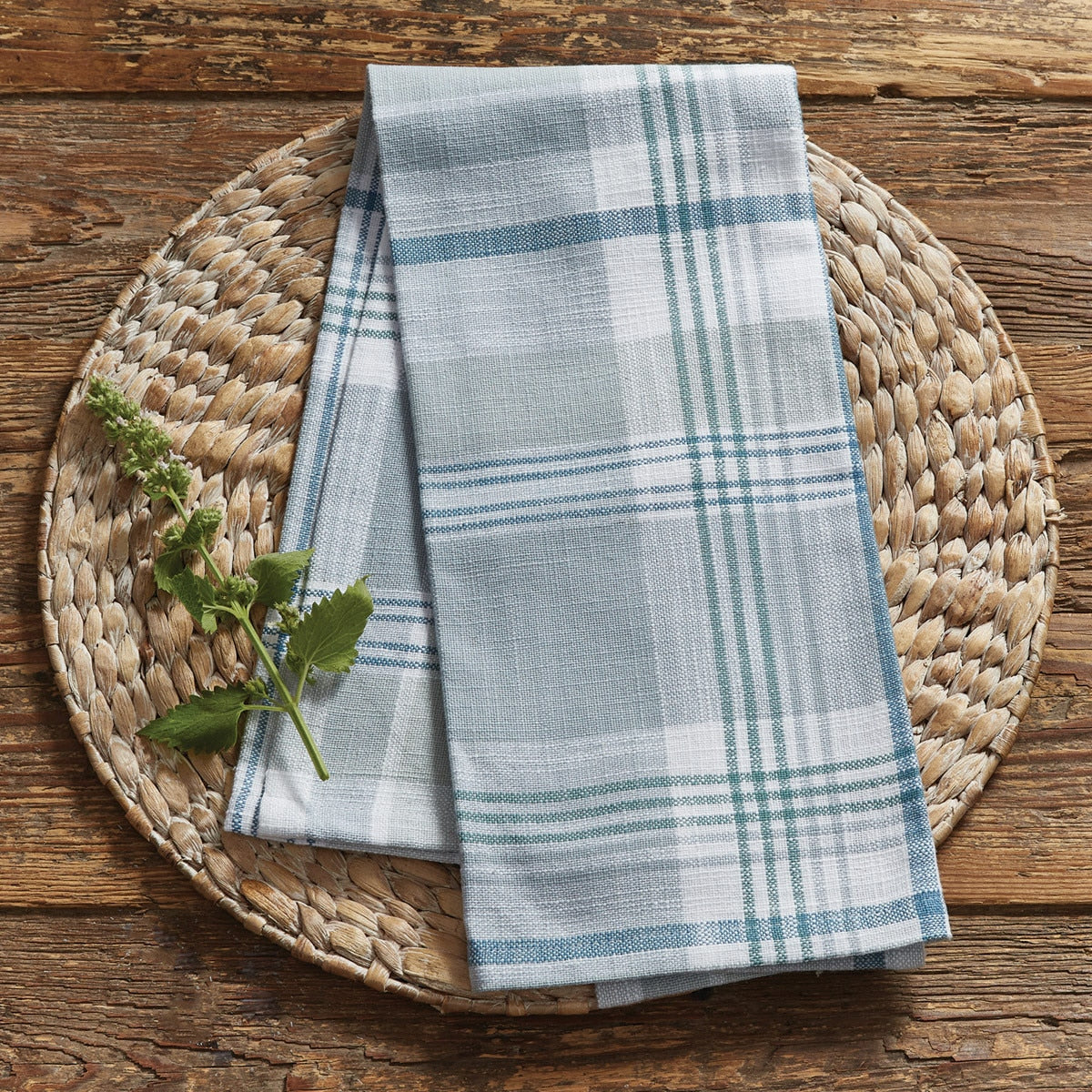 Park Designs Lyra Plaid Dishtowel - Set of 6