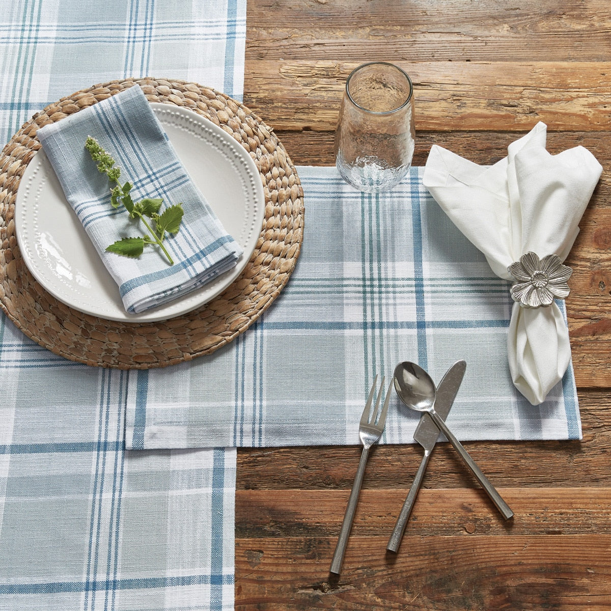 Park Designs Lyra Plaid Napkin - Set of 12