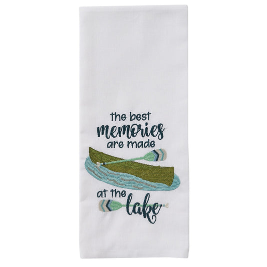 Park Designs Memories Are Made At The Lake Dishtowel - Set of 6