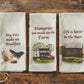 Park Designs Memories On Farm Dishtowel - Set of 2