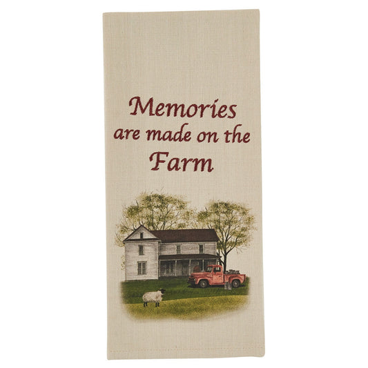 Park Designs Memories On Farm Dishtowel - Set of 2