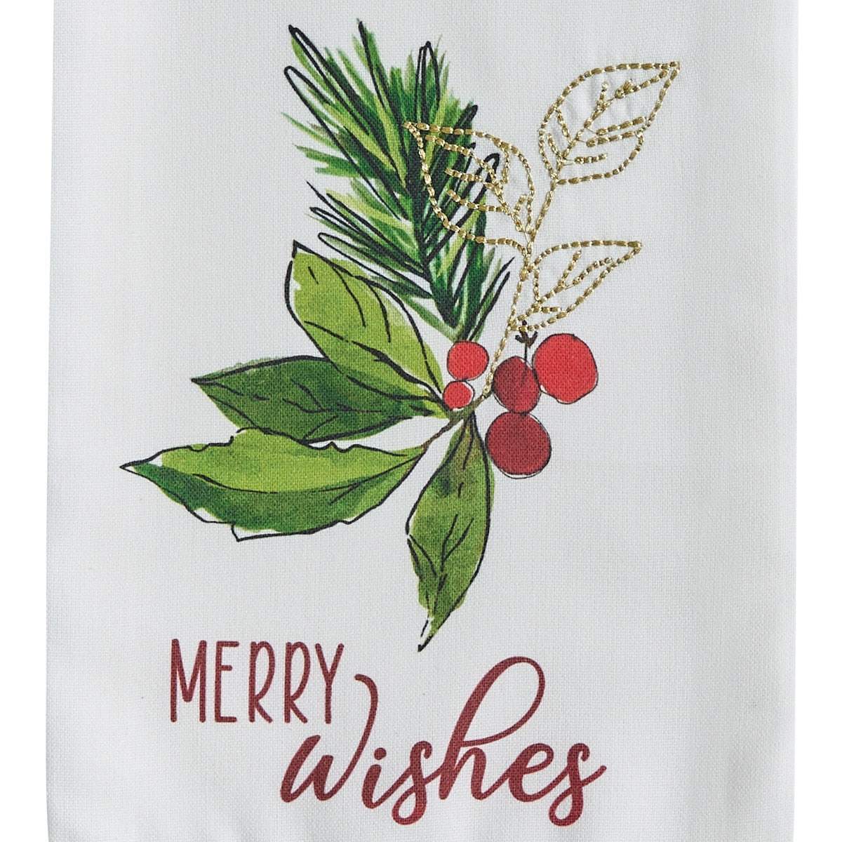 Park Designs Merry Wishes Dishtowel - Set of 6