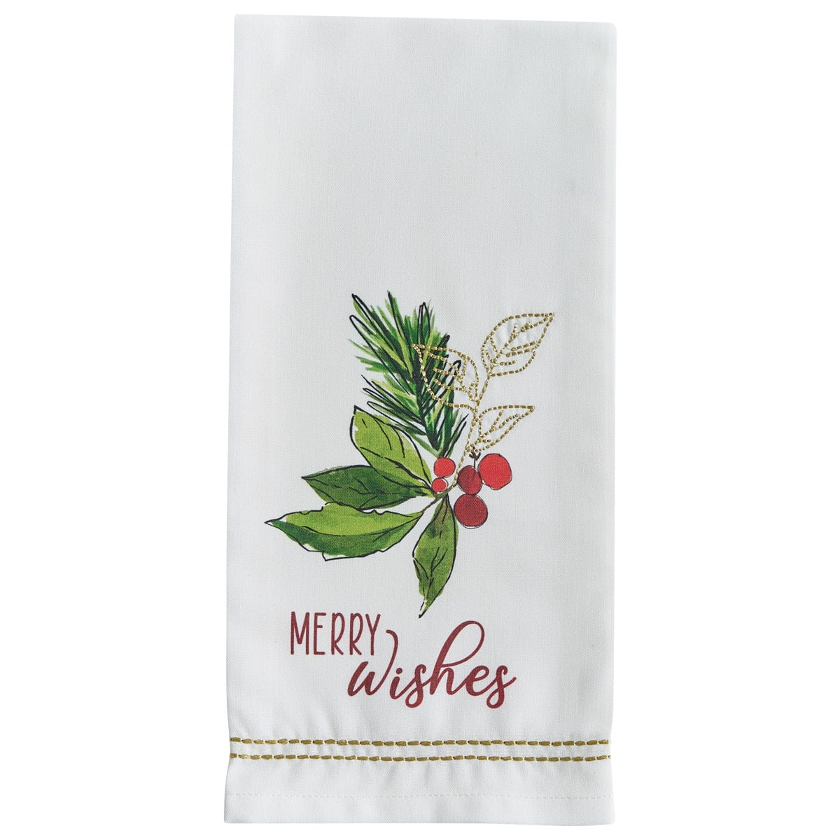 Park Designs Merry Wishes Dishtowel - Set of 6