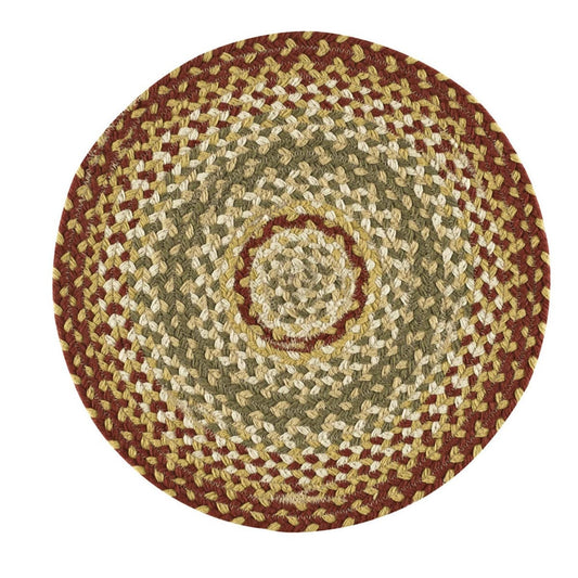 Park Designs Mill Village Braided Round Placemat - Set of 6