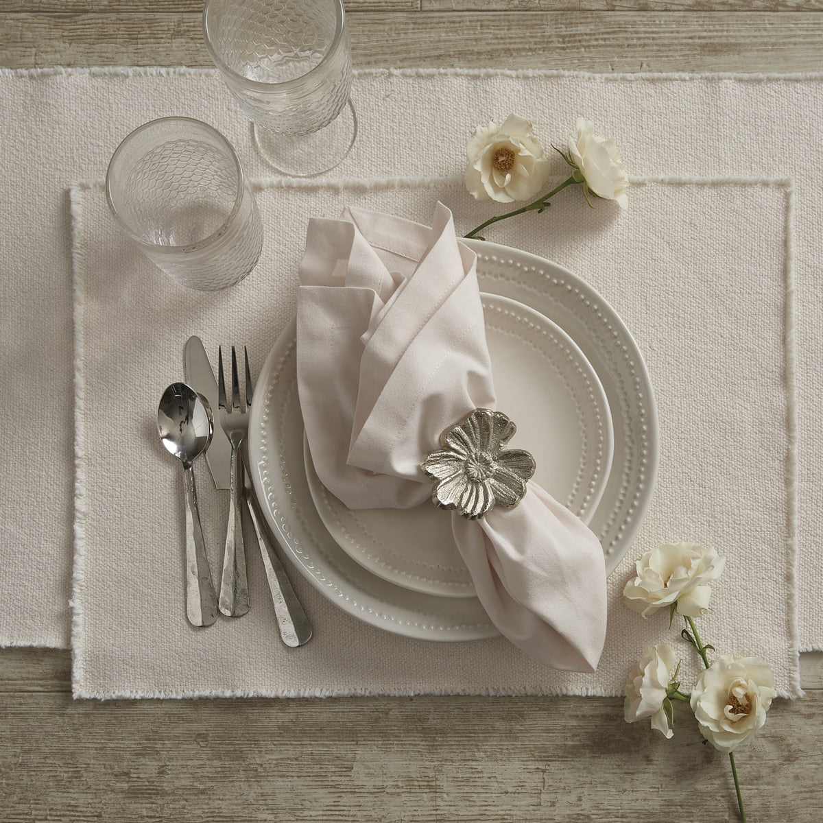 Park Designs Modern Basics Placemat Blush - Set of 12