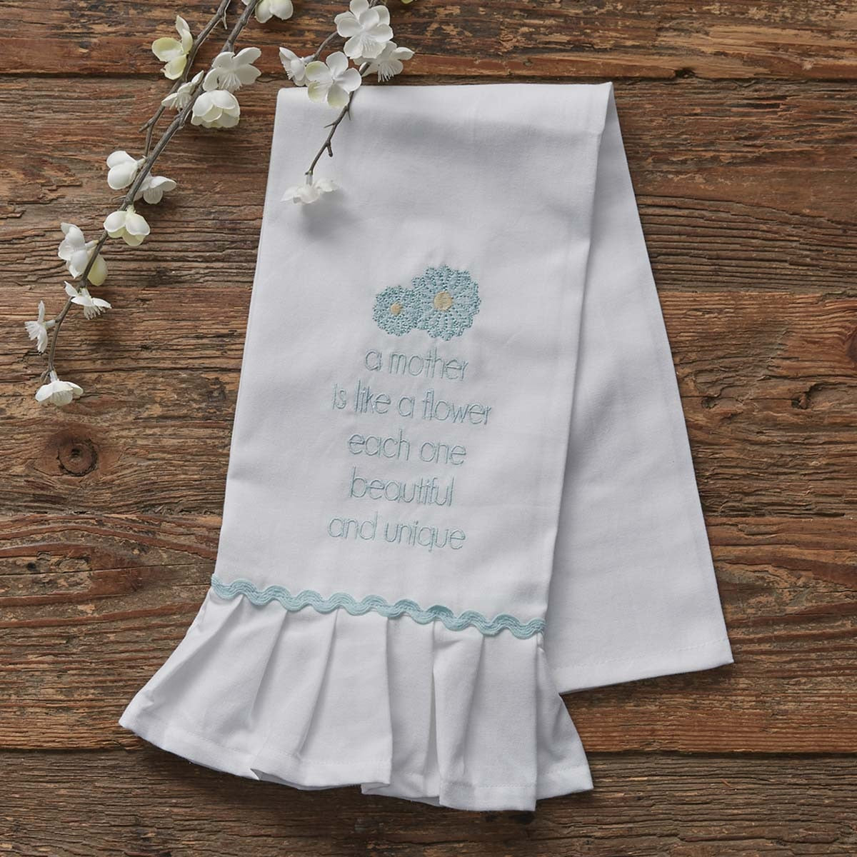 Park Designs Mother Like A Flower Dishtowel - Set of 2