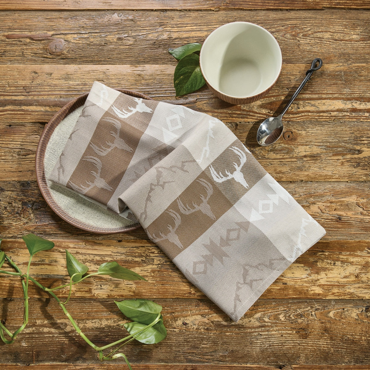 Park Designs Mountain Refuge Jacquard Dishtowel - Set of 6