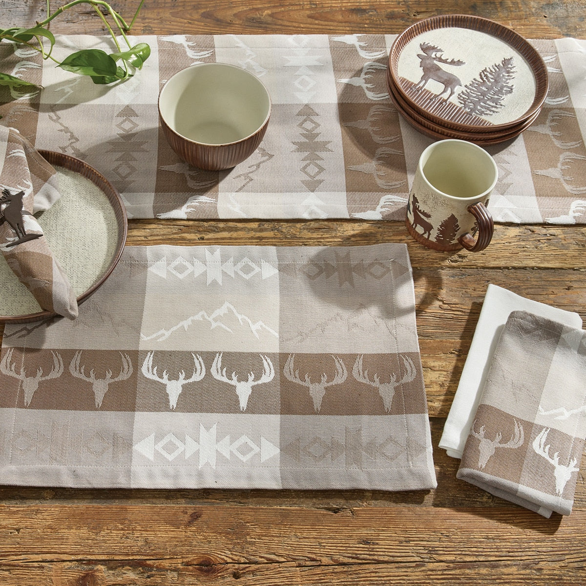 Park Designs Mountain Refuge Jacquard Placemat - Set of 12