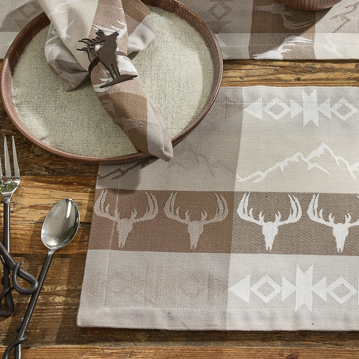 Park Designs Mountain Refuge Jacquard Placemat - Set of 12