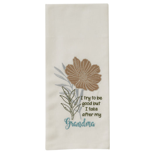 Park Designs My Grandma Embroidered Dishtowel - Set of 6