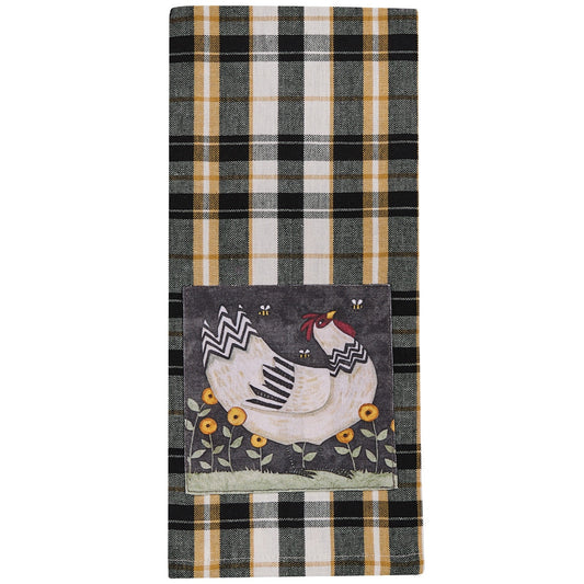Park Designs My Little White Hen Decorative Dishtowel - Set of 6