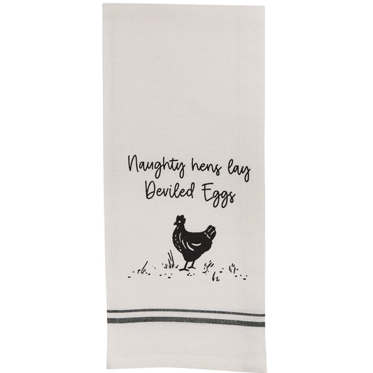 Park Designs Naughty Hens Dishtowel - Set of 6