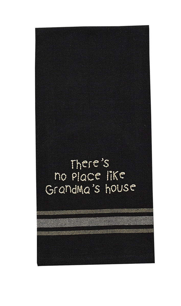 Park Designs No Place Like Grandma's Embroidered Dishtowel - Set of 2