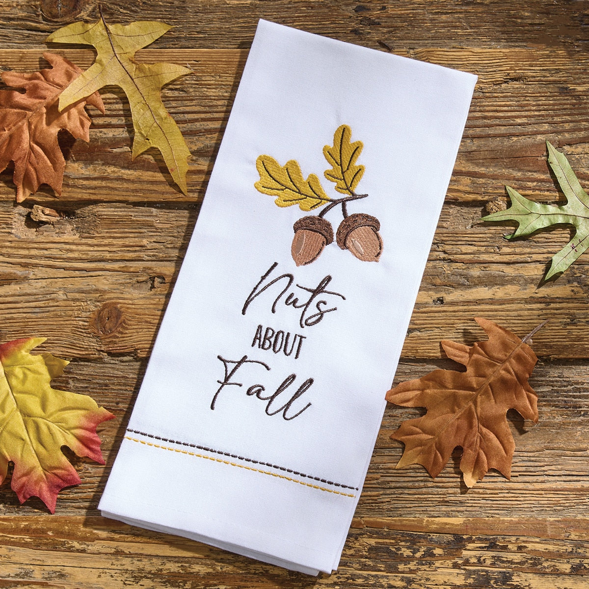 Park Designs Nuts About Fall Decorative Dishtowel - Set of 6