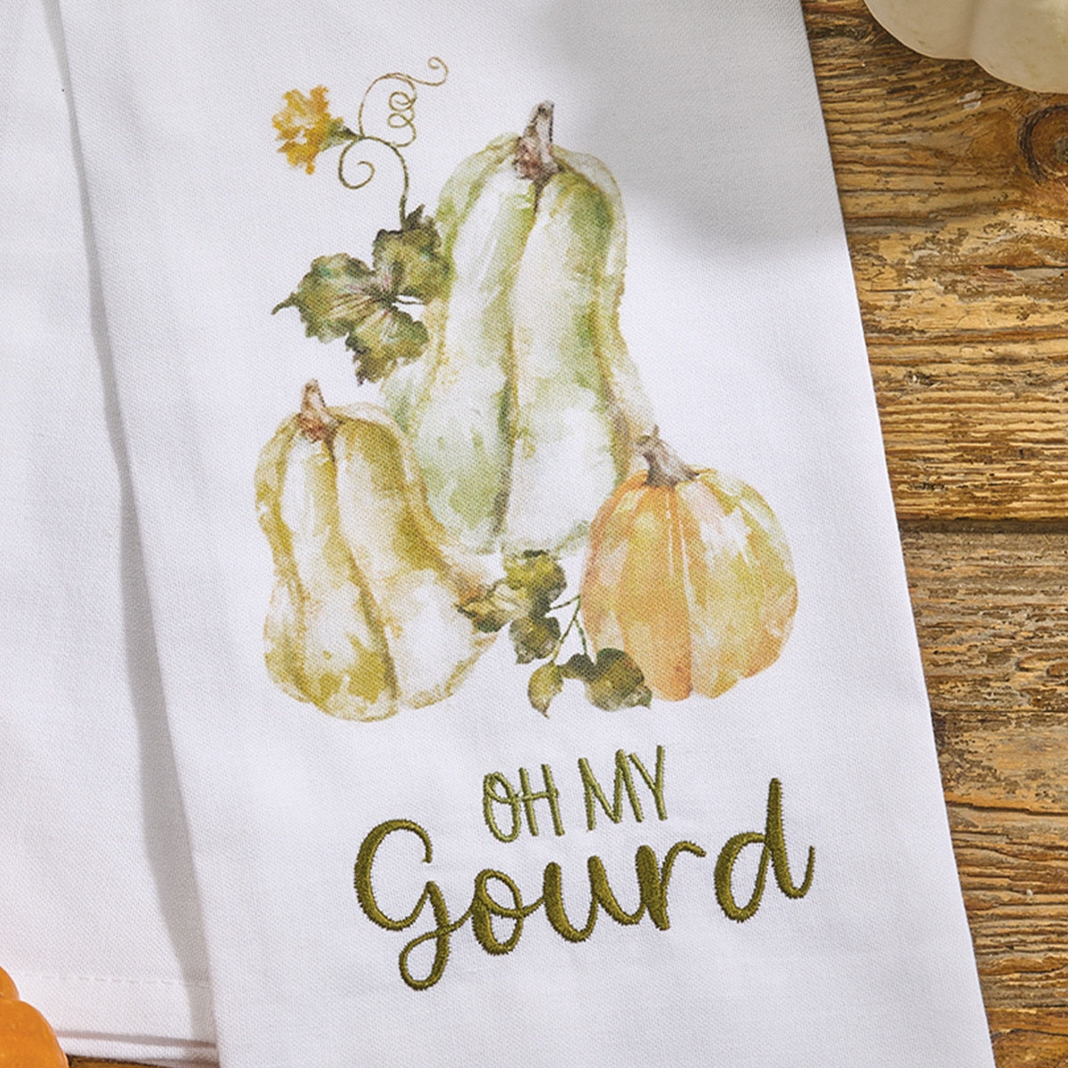 Park Designs Oh My Gourd Decorative Dishtowel - Set of 6