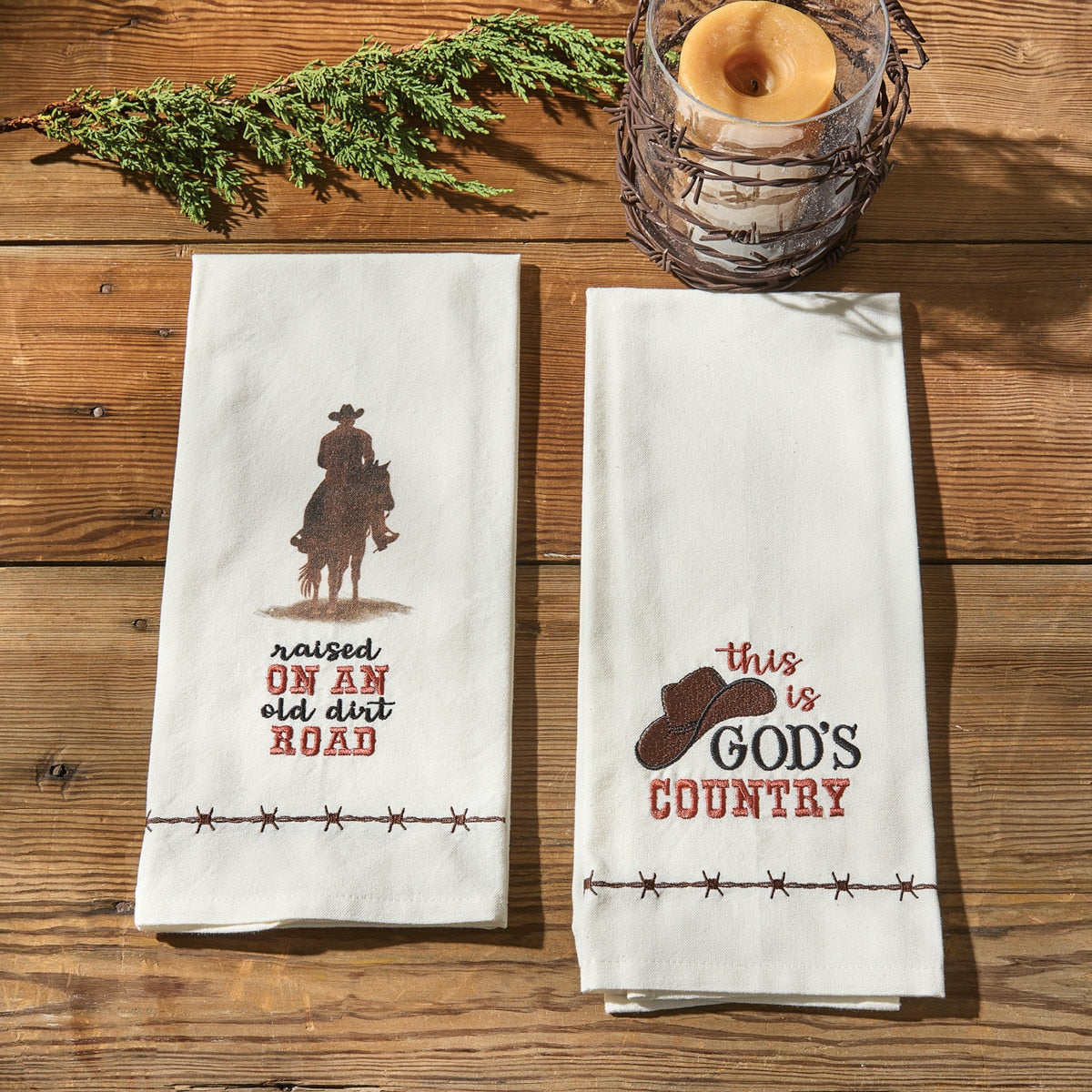 Park Designs Old Dirt Road Dishtowel - Set of 6