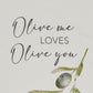 Park Designs Olive Me Loves Decorative Dishtowel - Set of 6