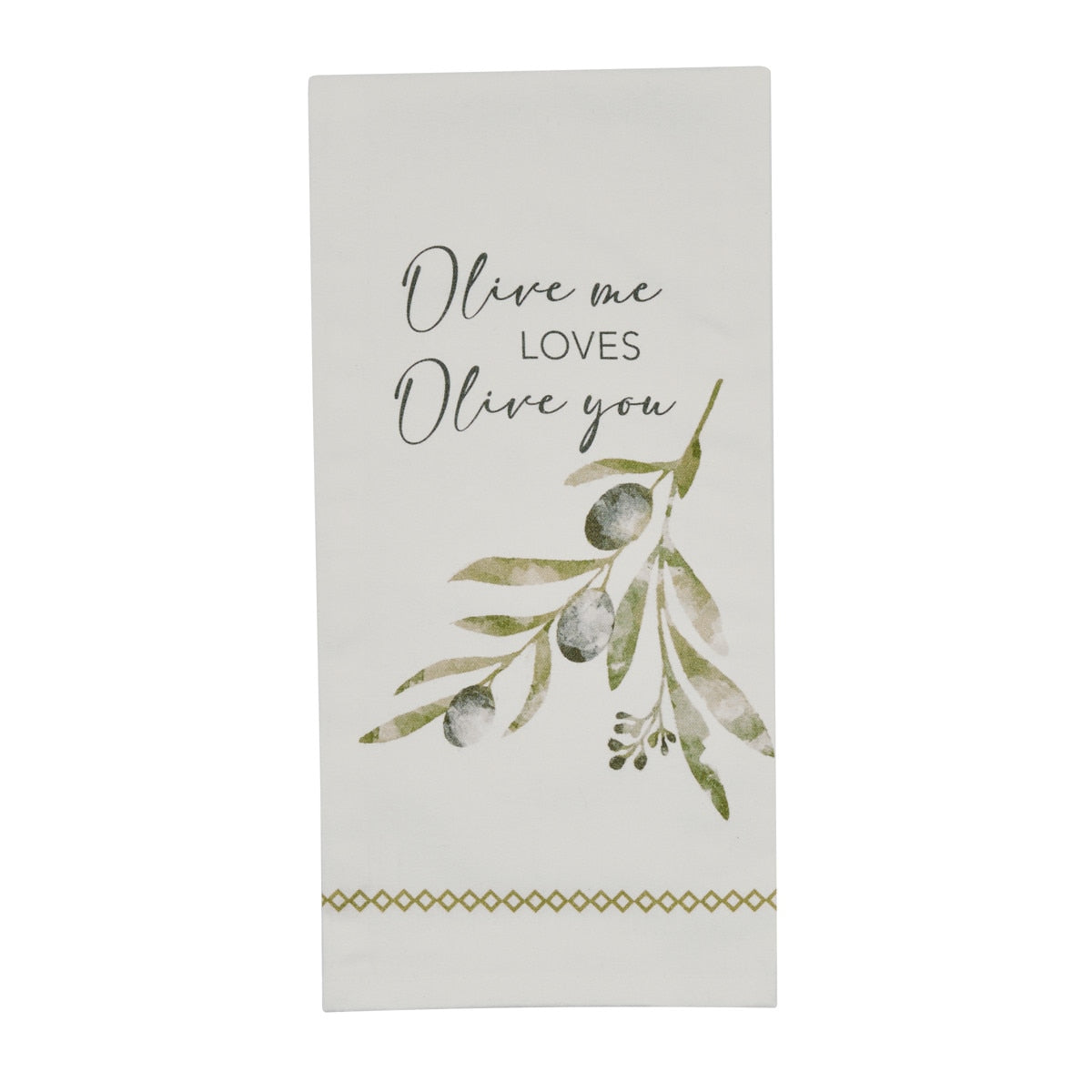Park Designs Olive Me Loves Decorative Dishtowel - Set of 6