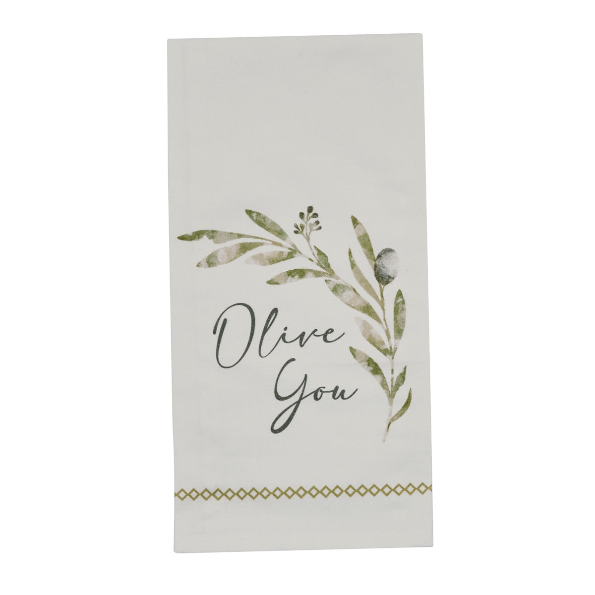 Park Designs Olive You Decorative Dishtowel - Set of 6