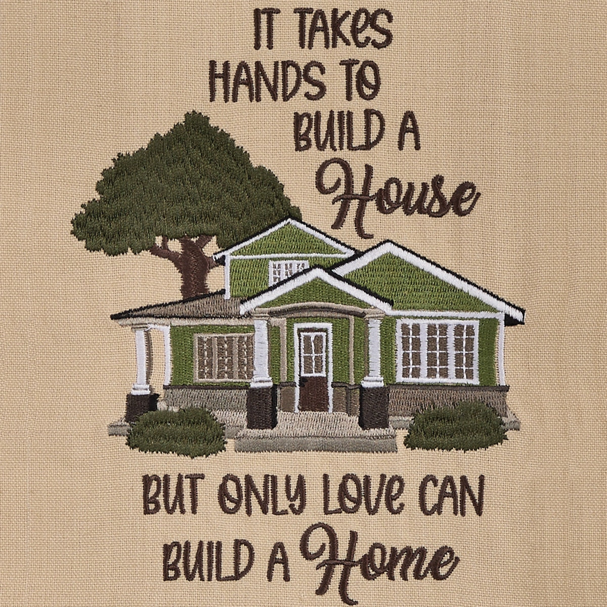Park Designs Only Love Embroidered Dishtowel - Set of 6