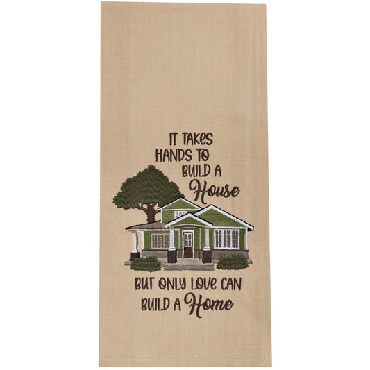 Park Designs Only Love Embroidered Dishtowel - Set of 6