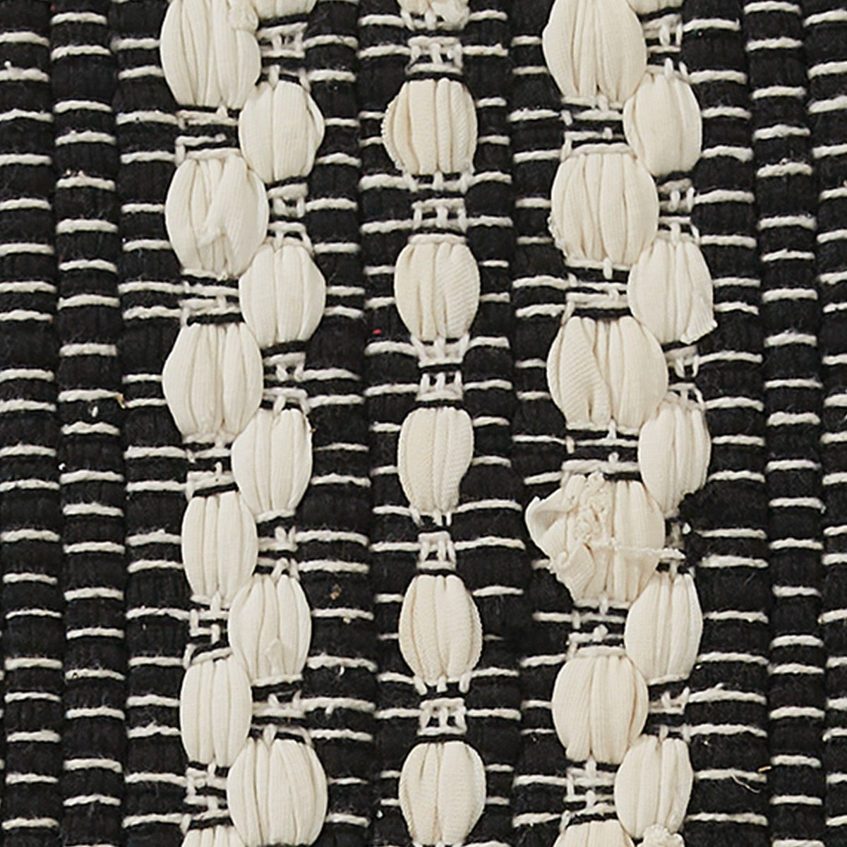 Park Designs Onyx And Ivory Chindi Placemat - Set of 12