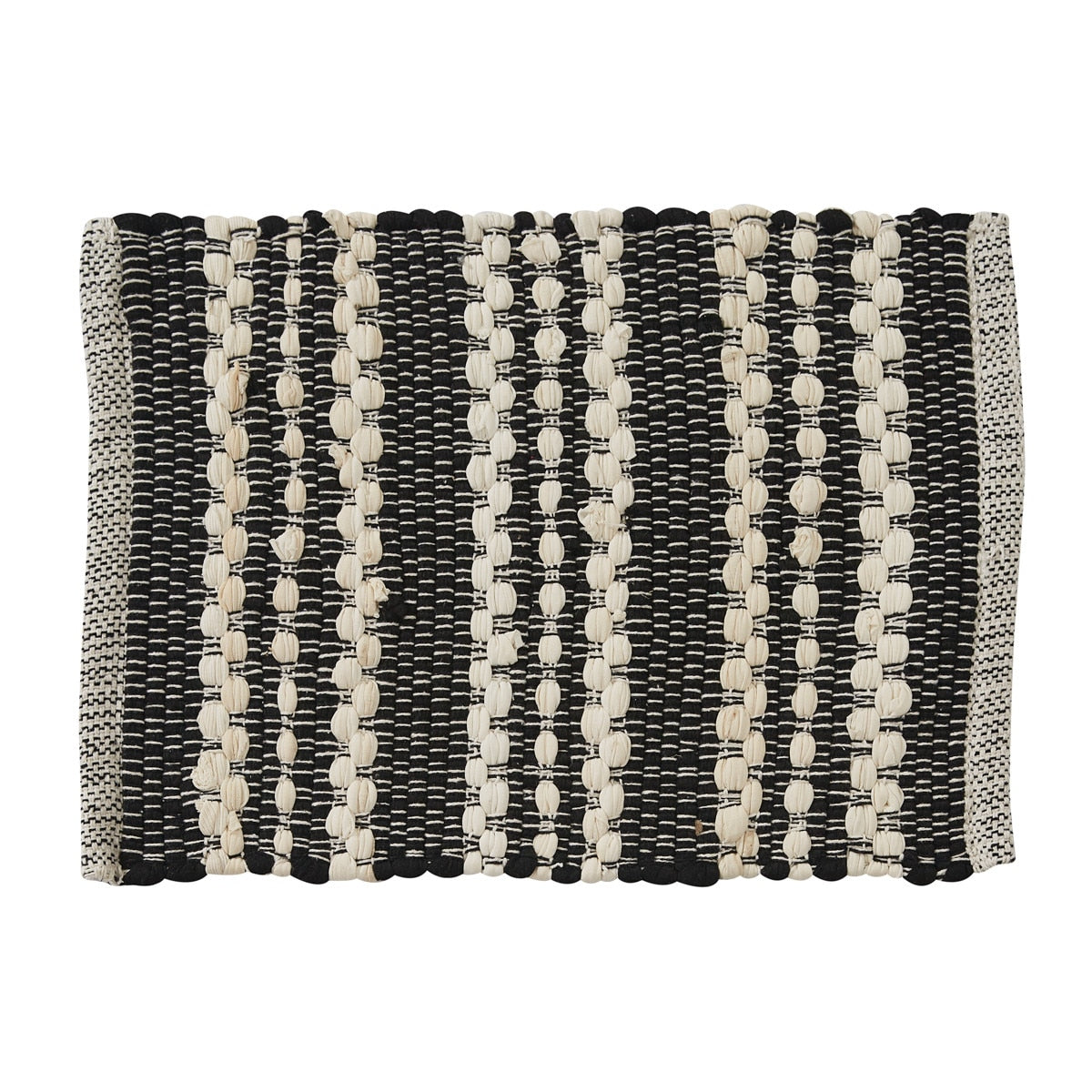 Park Designs Onyx And Ivory Chindi Placemat - Set of 12